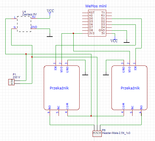 WeMos schemat